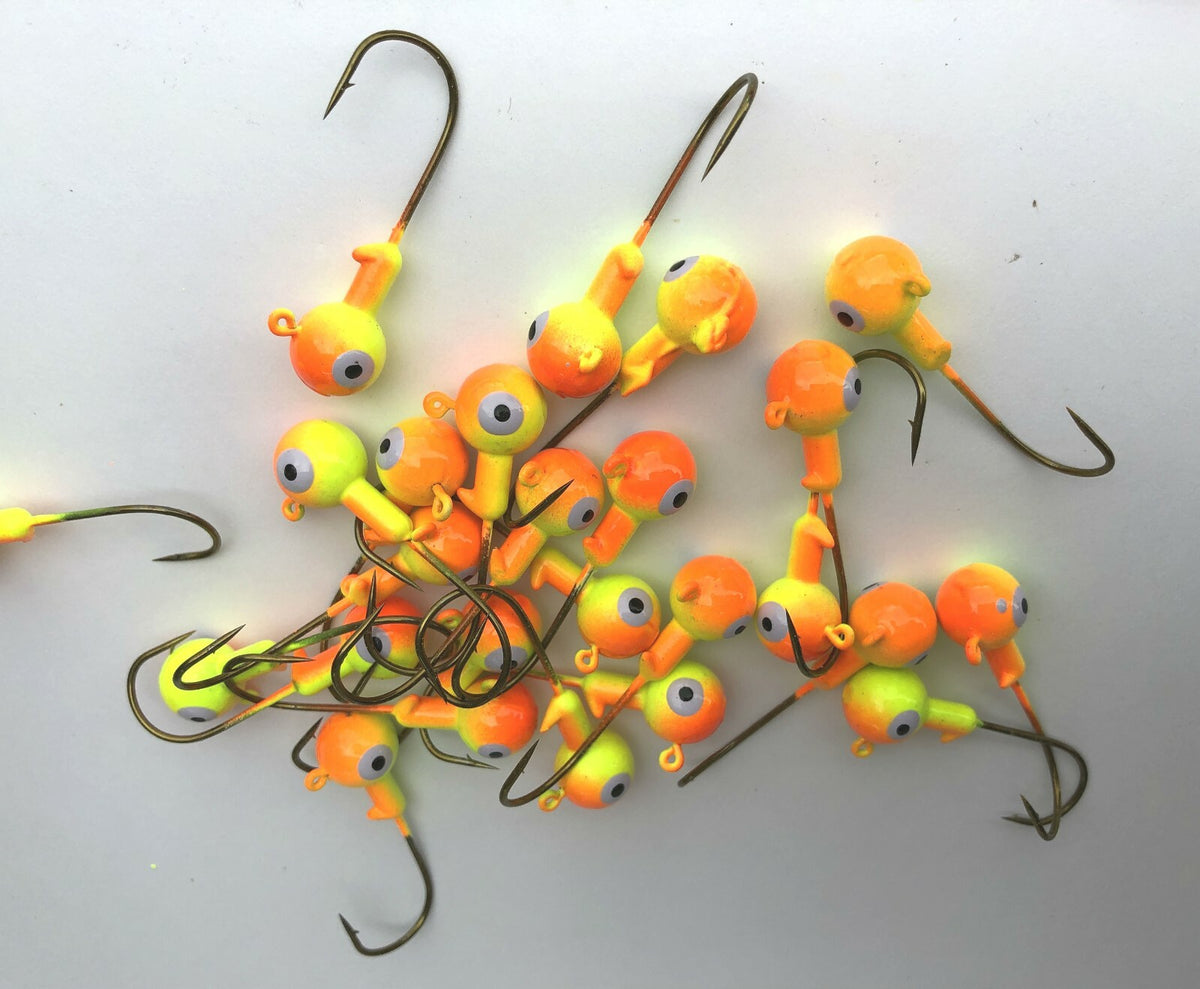 Fishing Jigheads Combo Set - 90 Pieces in Multiple Sizes for Crappie & Bass