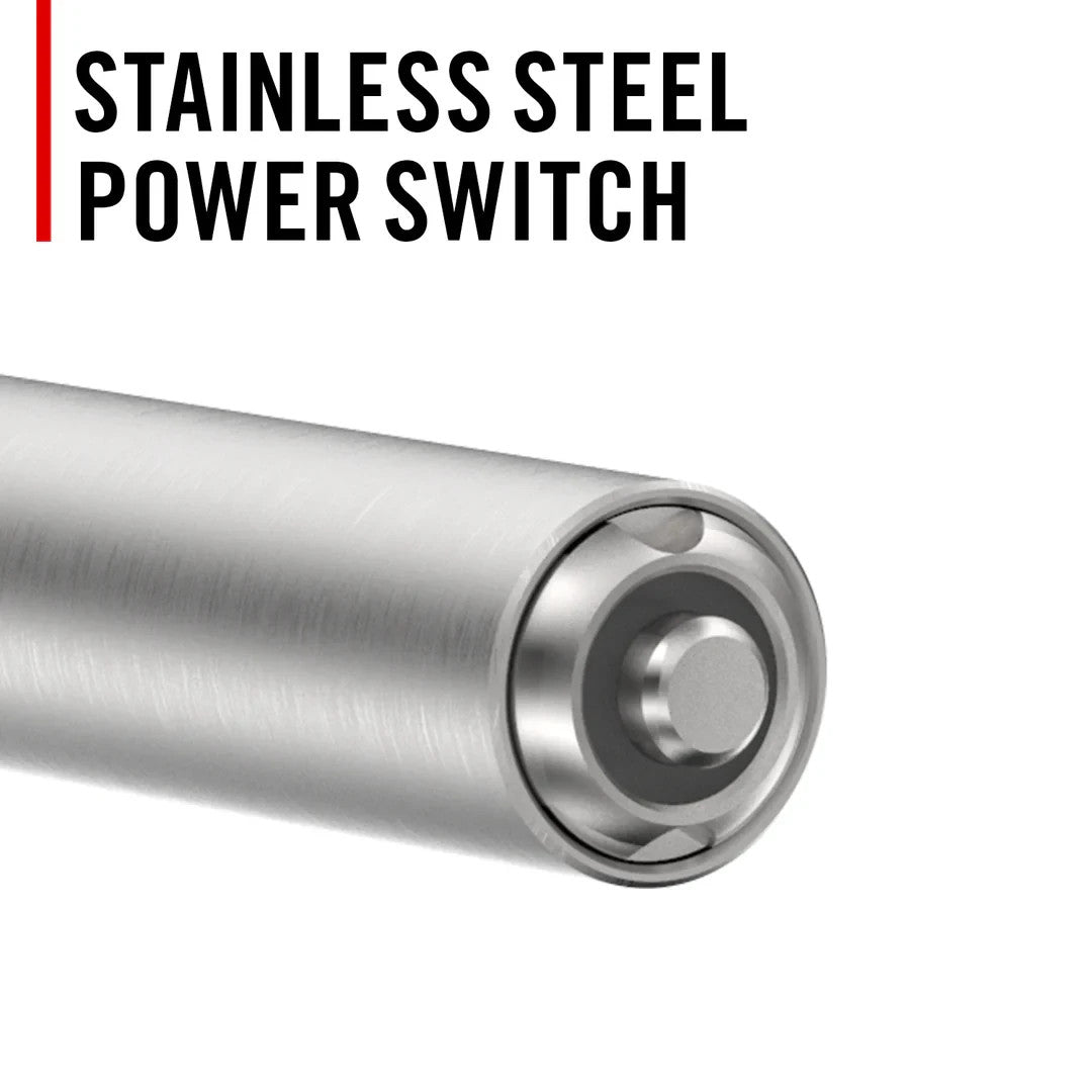 Rechargeable LED Penlight with Inspection Beam - Silver