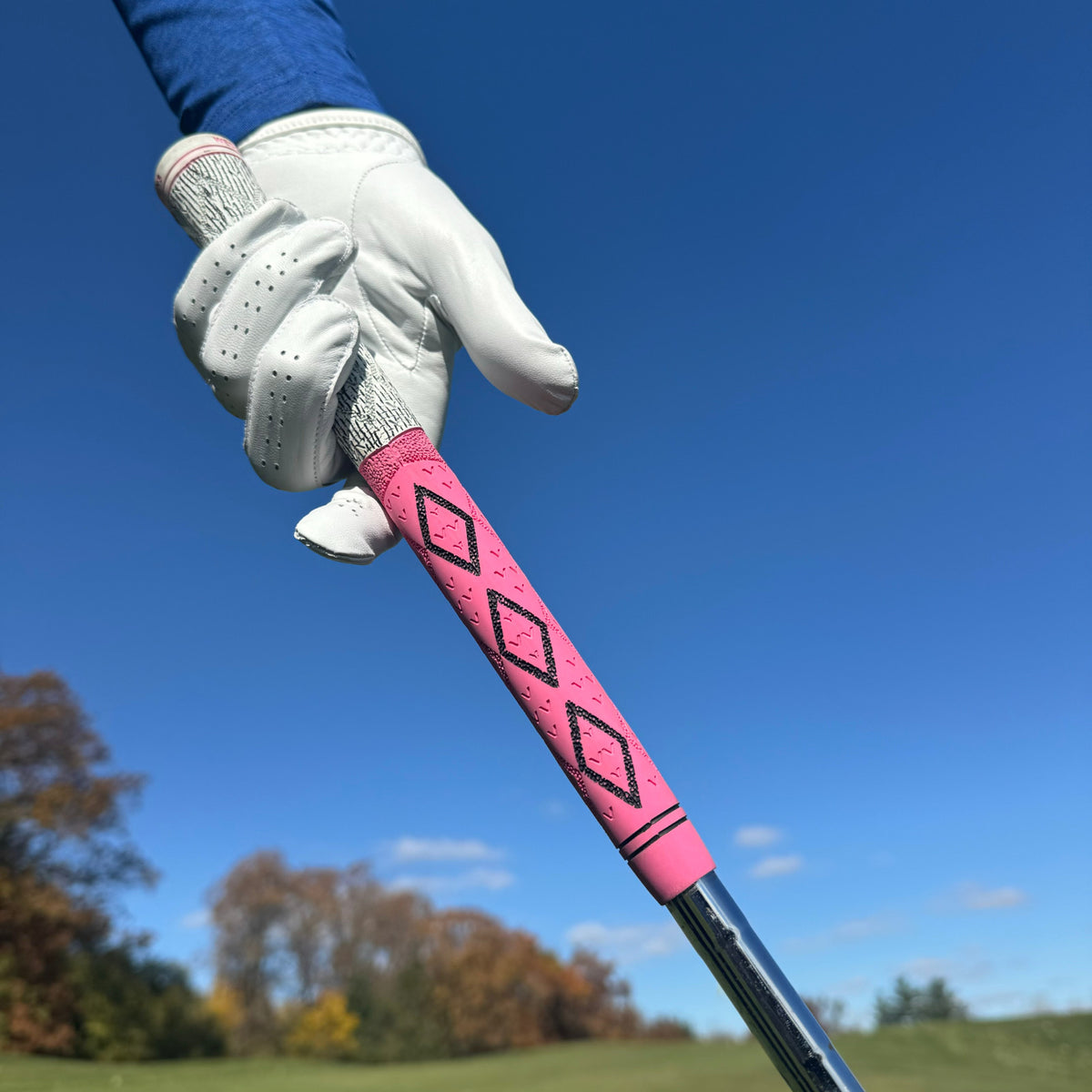 Golf Club Grip - Hybrid Cord and Rubber Traction for All Weather Control
