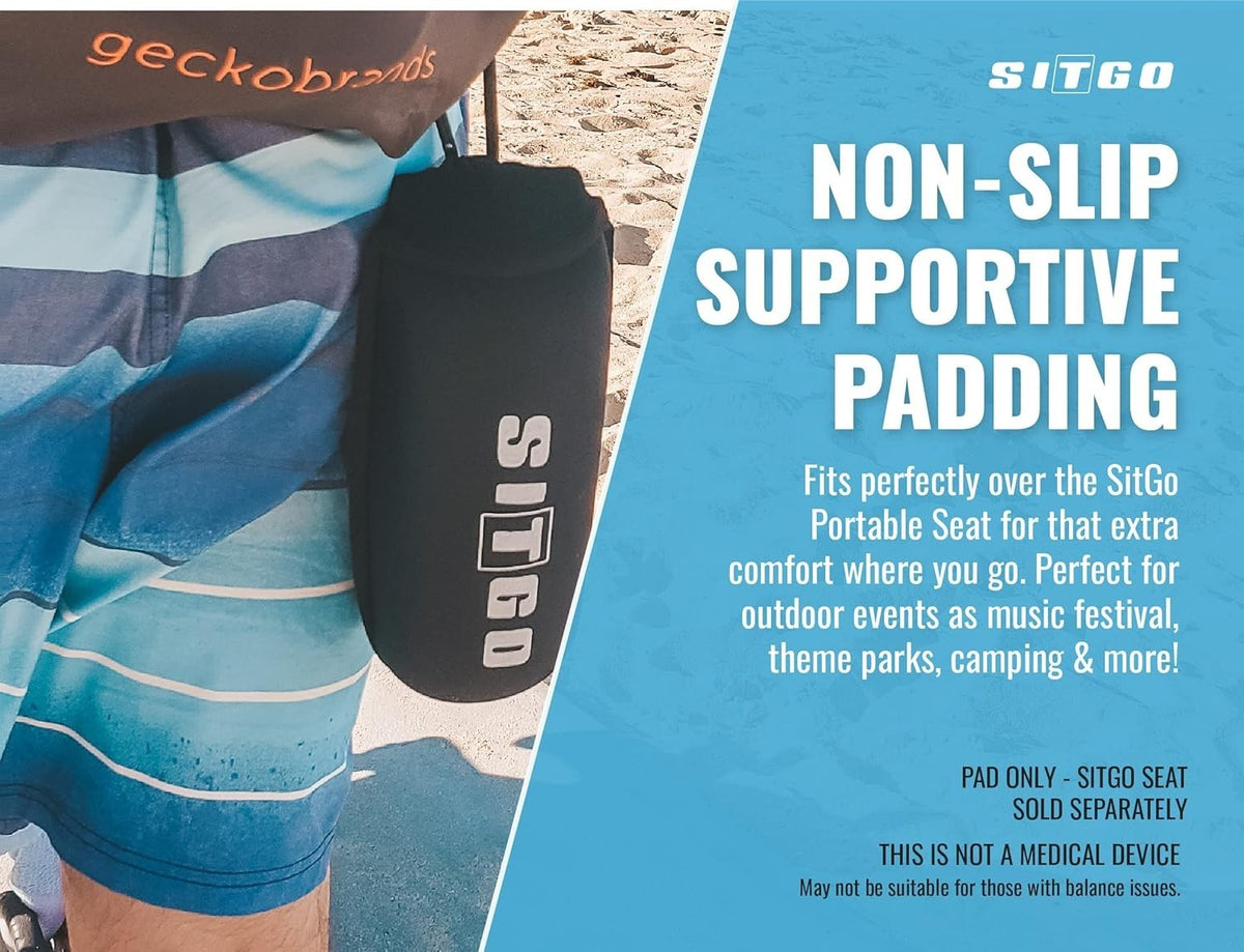 Portable Seat Cushion Pad for SitGo Travel Stool - Extra Comfort Support