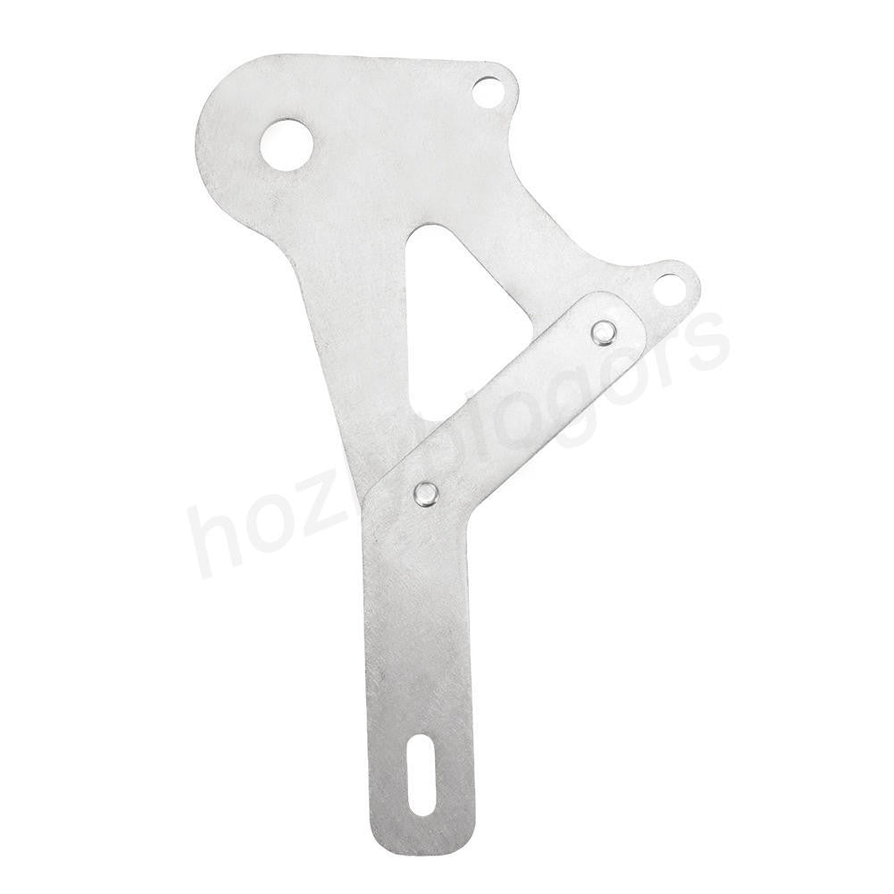 Rear Disc Brake Adapter for Razor Pocket Mod Electric Dirt Bike - Silver Aluminum