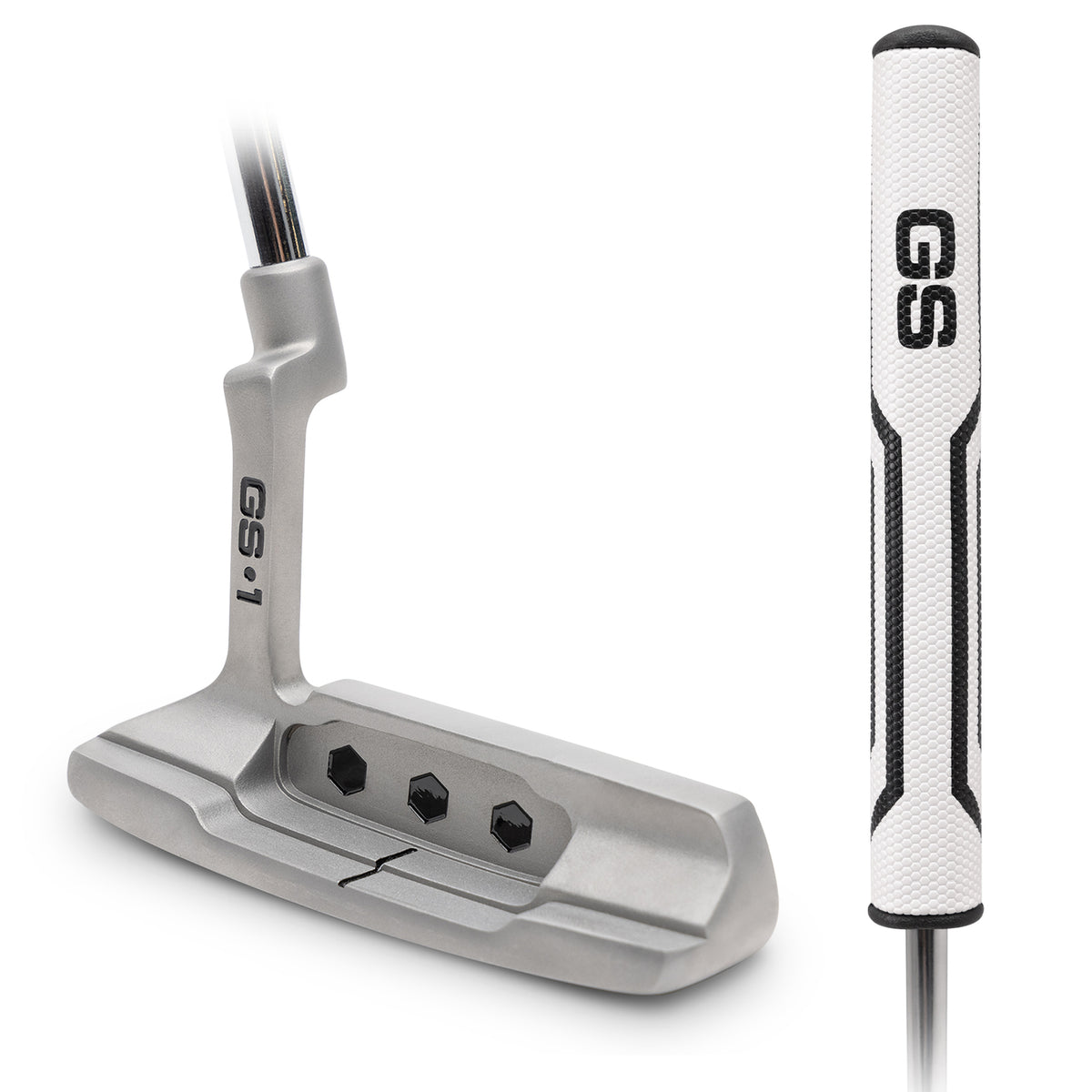 34-Inch Right Hand Golf Putter with Oversized Fat Grip - Tour Style
