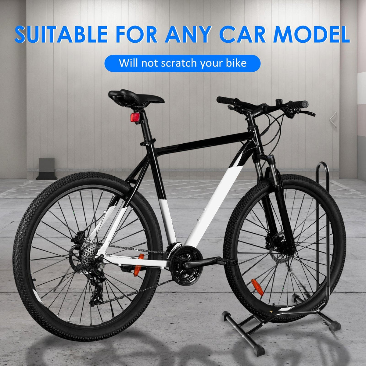 Bike Floor Storage Rack Stand Bicycle Garage Display Holder