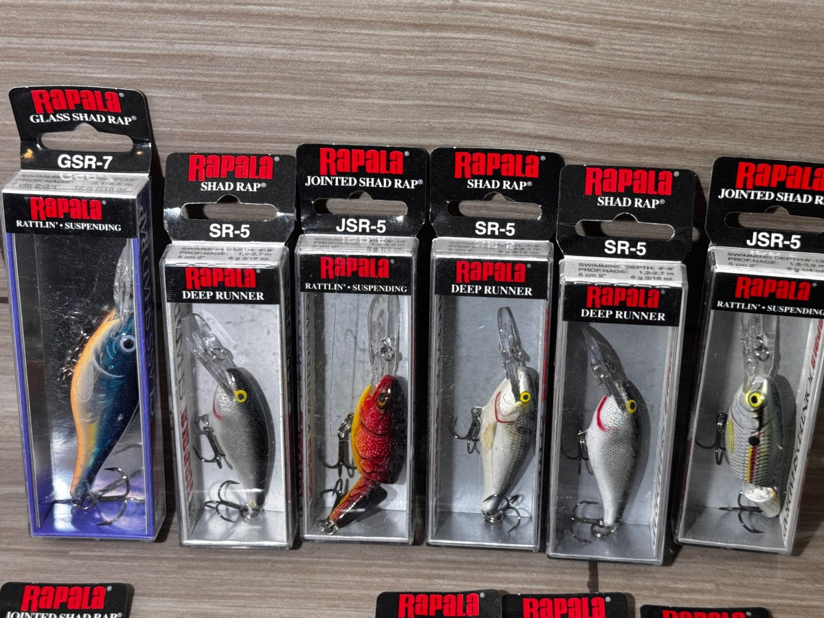 12 Pcs Fishing Lures - Multicolor Crankbaits for Freshwater Shad Targeting