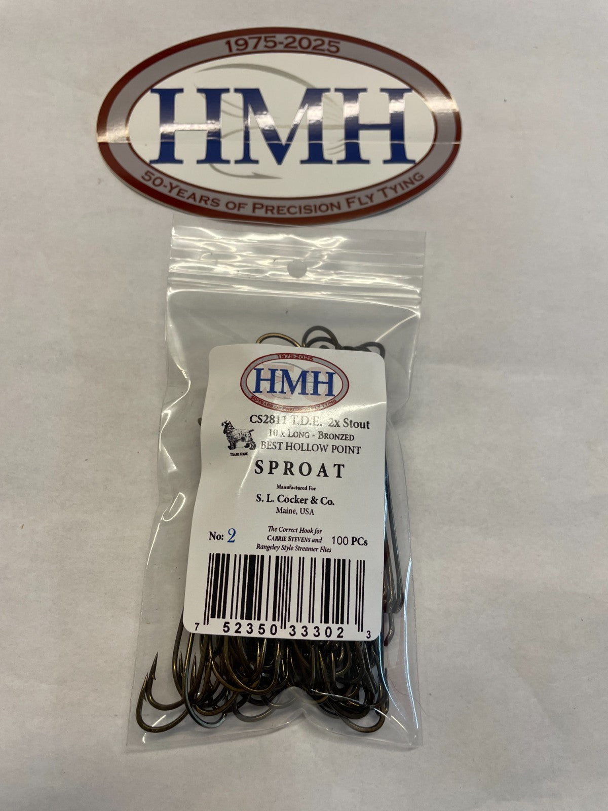 Fly Tying Hooks - Long Streamer, Carrie Stevens Style, 10 Pack