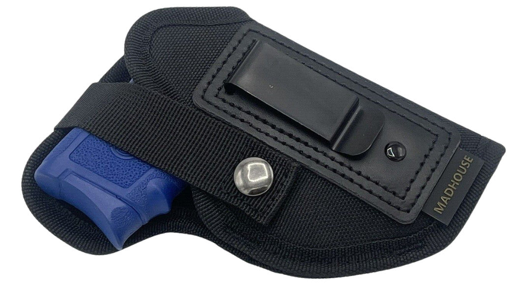 Ruger LCP 380 Holster with Safety Strap - Inside/Outside Waistband Concealed Carry