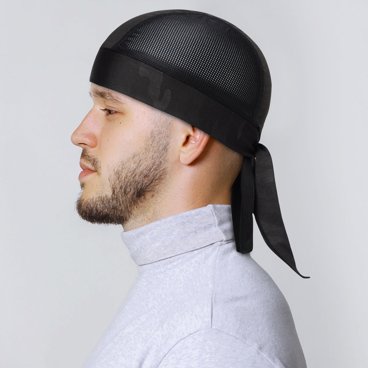 Breathable Skull Cap Do Rags for Men 3-Pack - Moisture-Wicking Headwear