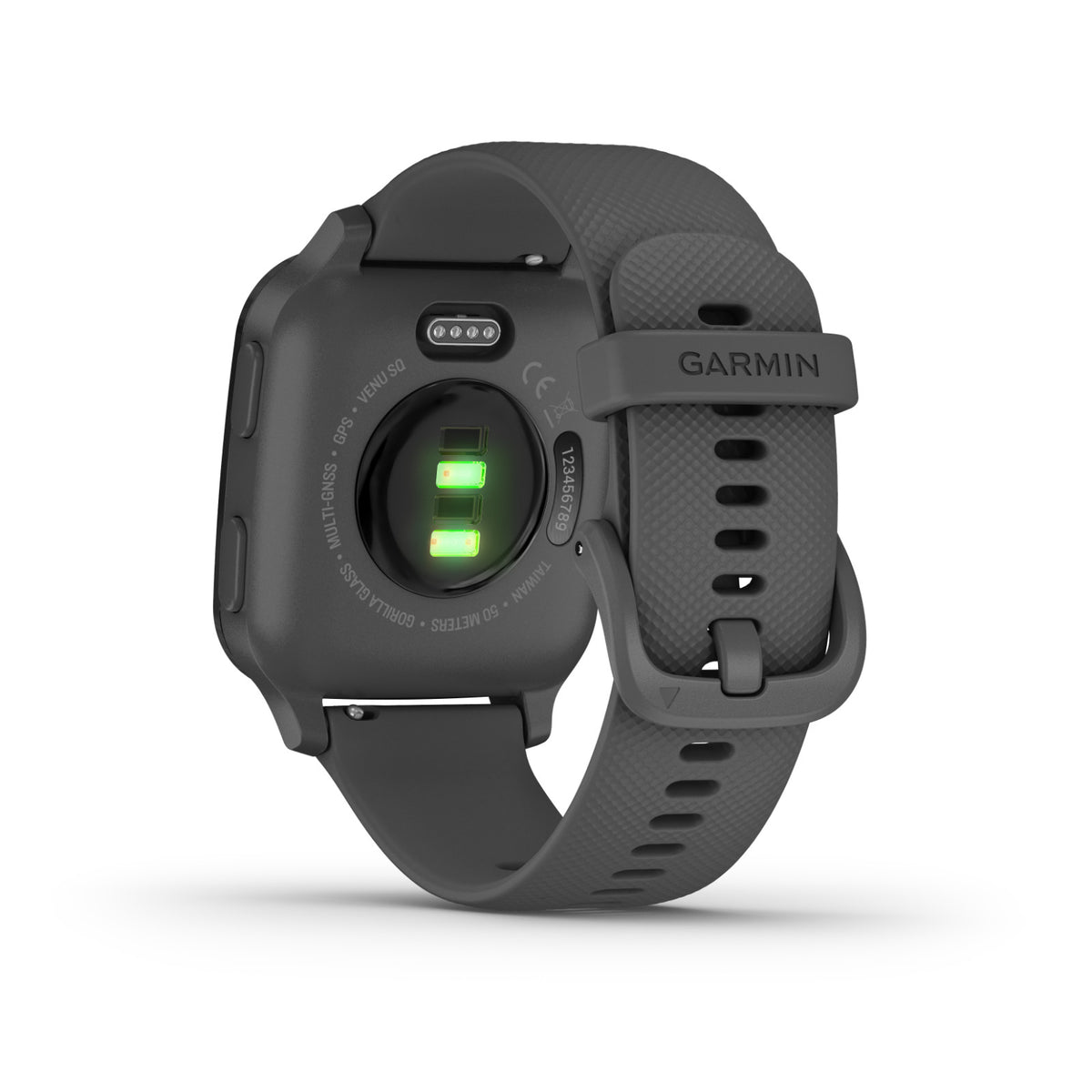 Garmin Venu Sq Shadow Gray Fitness Smartwatch with Slate Bezel - GPS & Health Monitoring