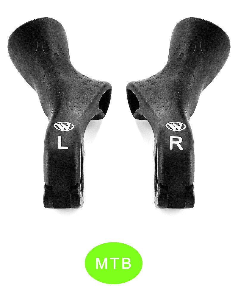 Mountain Bike Inner Handlebar Ends - Ergonomic Bar Ends for 22.2mm Bars