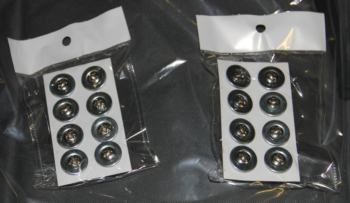 Snowboard Binding Screws and Washers Set M6 16mm 2 Pack - Hardware for Mounting
