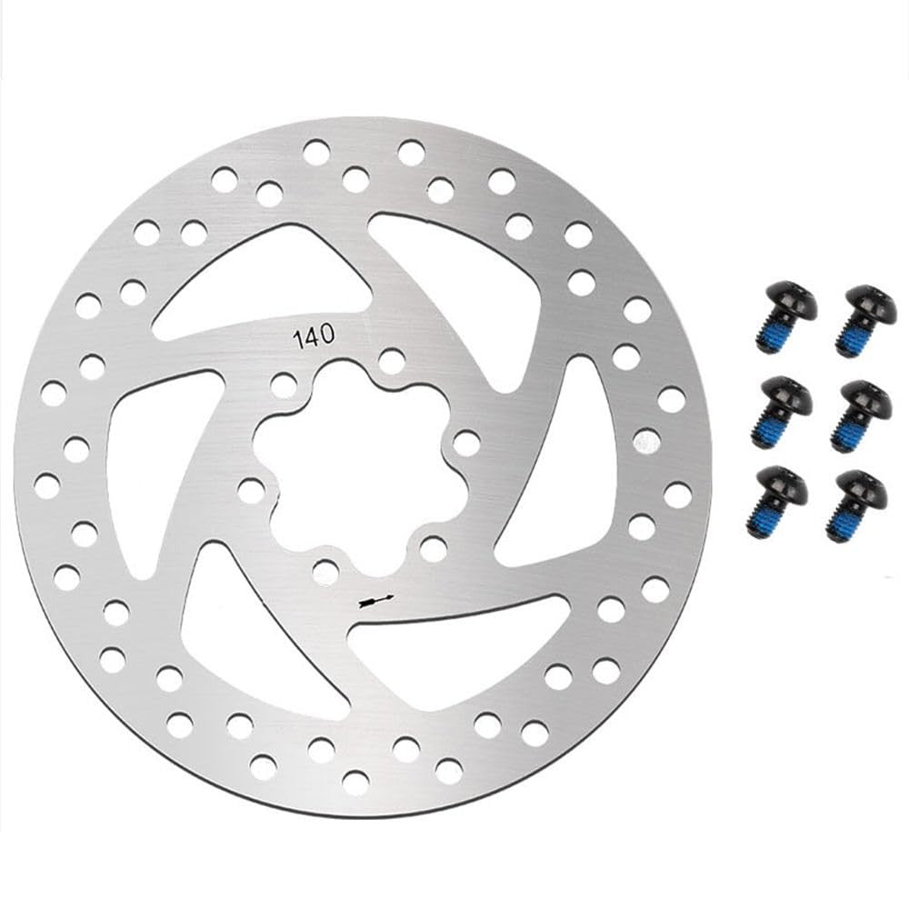 140mm Stainless Steel Electric Scooter Brake Rotor - Universal Fit