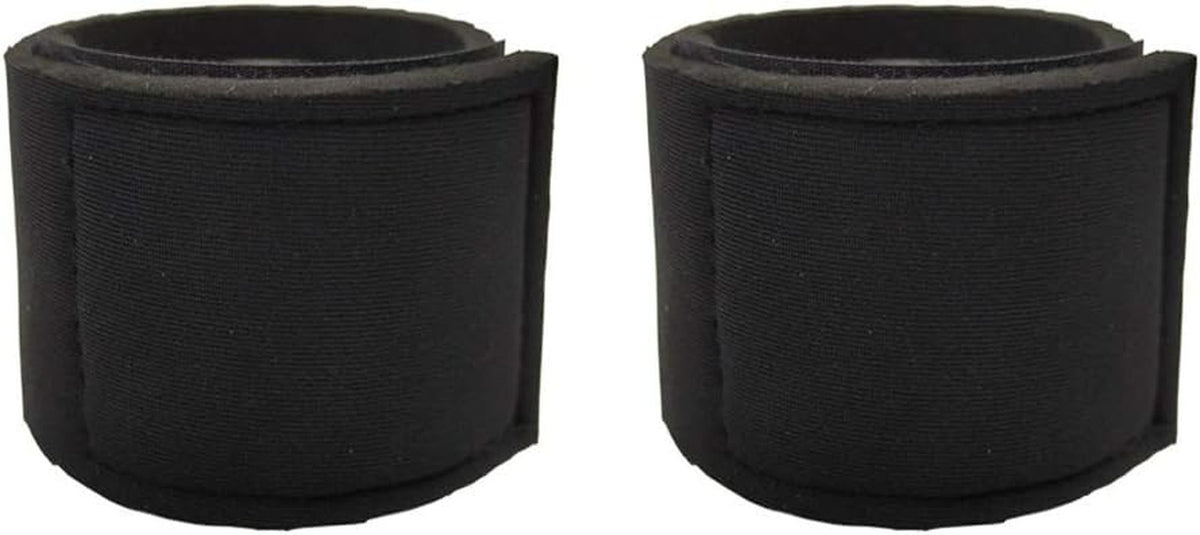 Neoprene Ankle Pant Garters for Waders and Fishing Gear - Adjustable Black Leg Straps