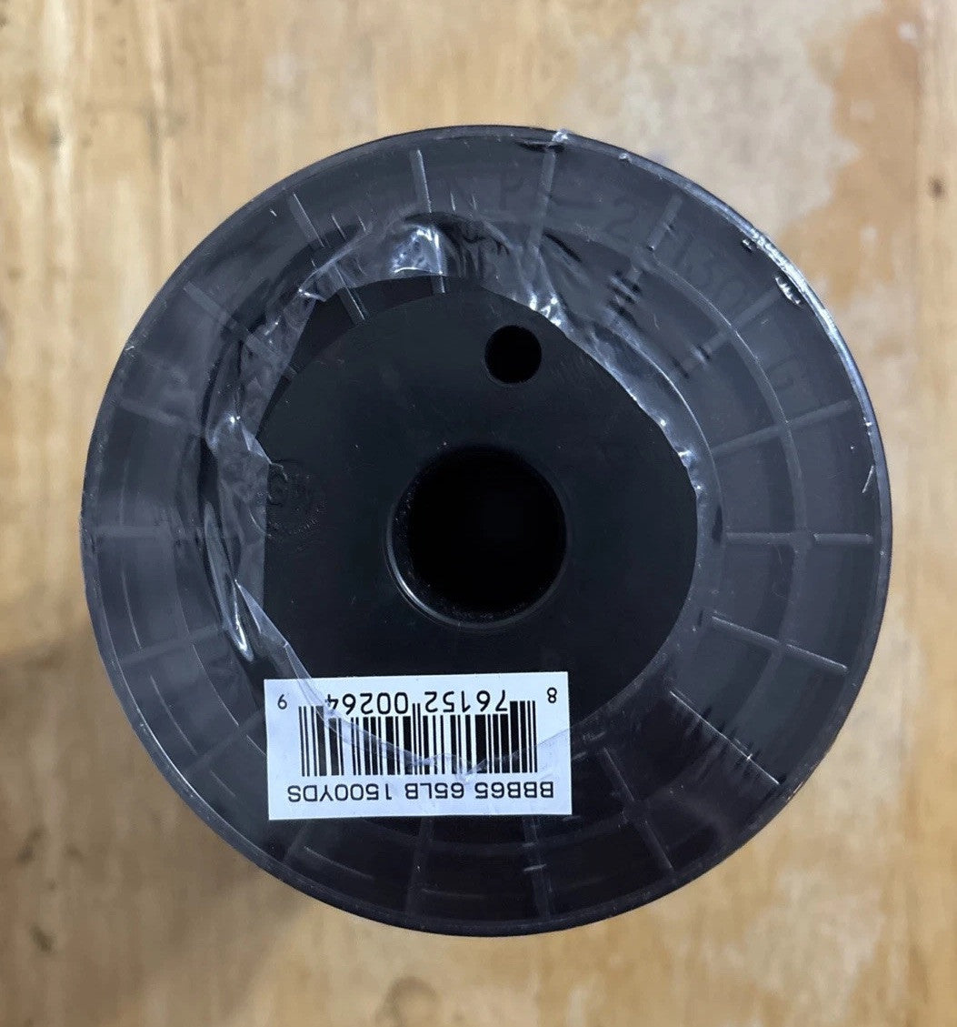 Fishing Braided Line 65Lbs Test 1500Yds Dark Blue Spool - High Strength Line