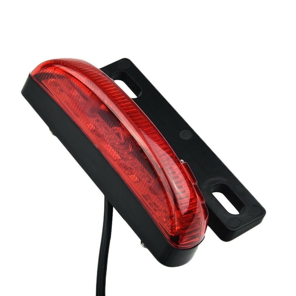 Electric Bicycle Rear Tail Light 36-48V Safety Warning Lamp for E-Bike