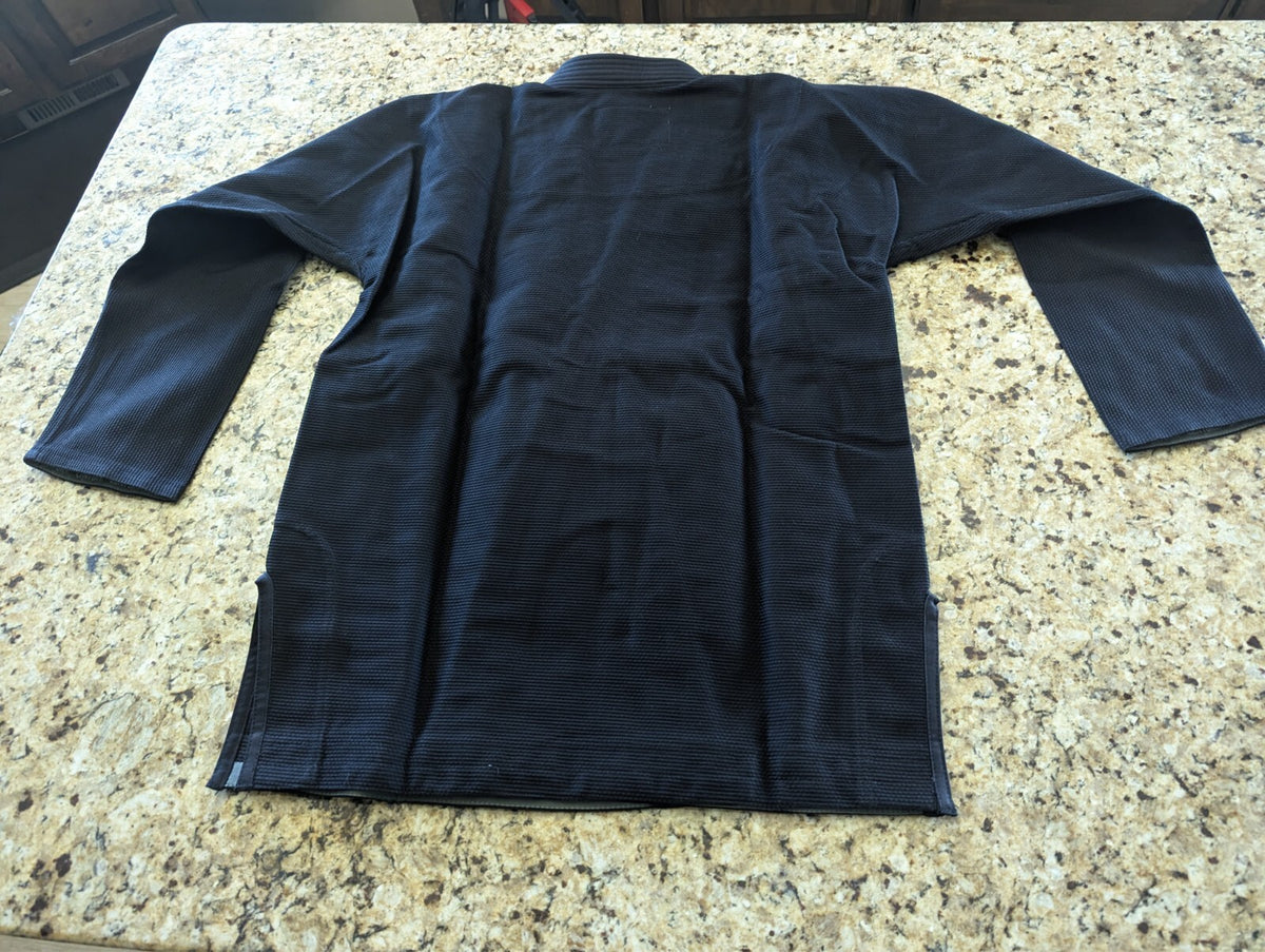 Century Jiu Jitsu Uniform A2 Small – Black Gi with 440gsm Jacket, 270gsm Pants