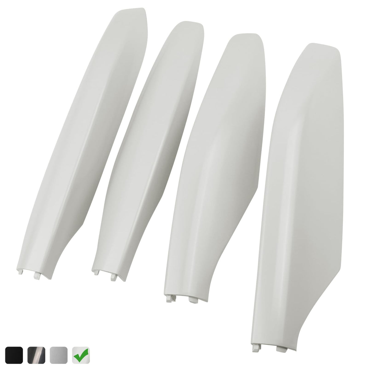 Roof Rack End Cover Shell for Lexus GX470 2003-2009 - White Pearl 4pcs