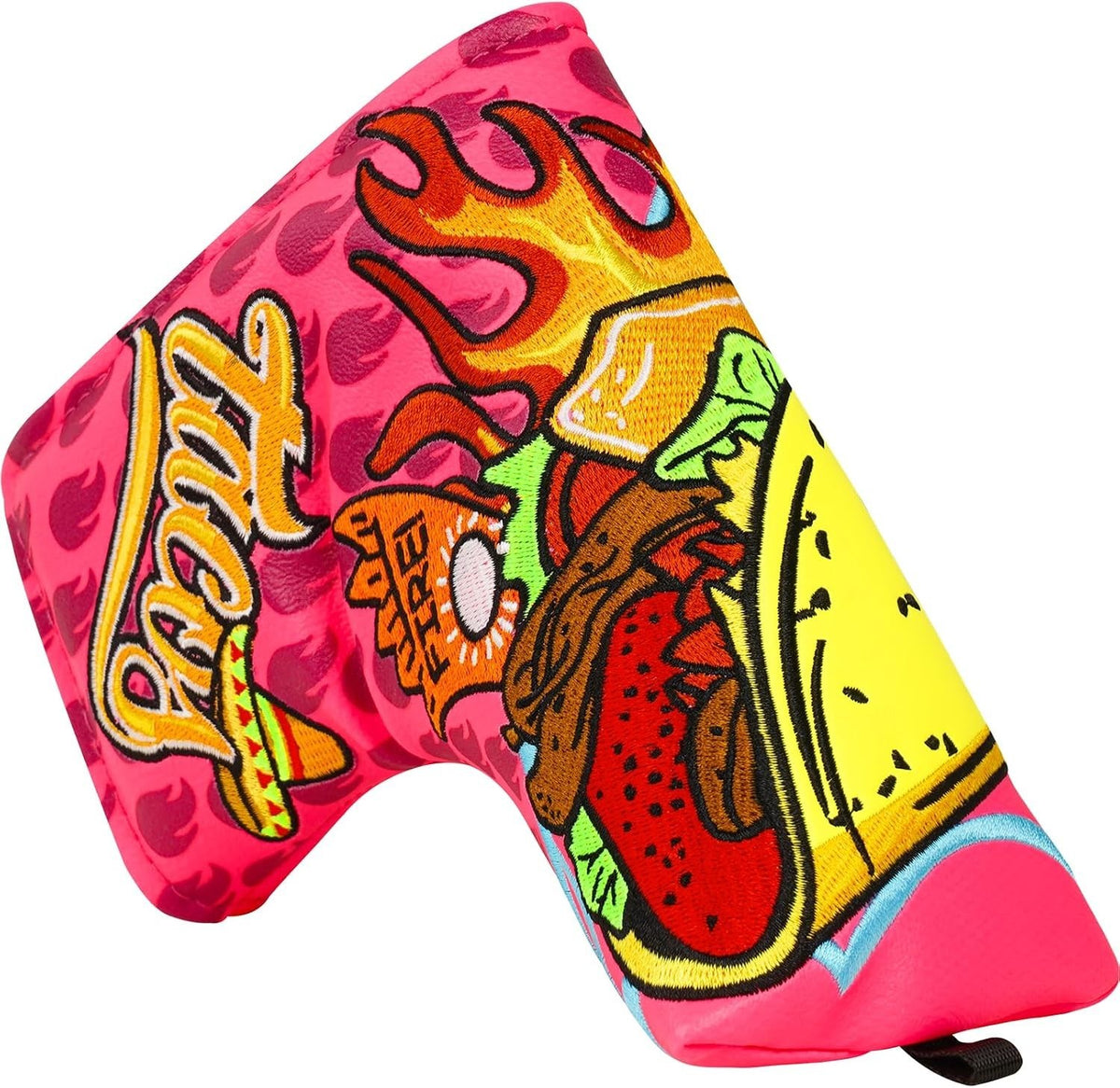 Funny Taco Golf Headcover for Blade Putters - Magnetic Club Protector