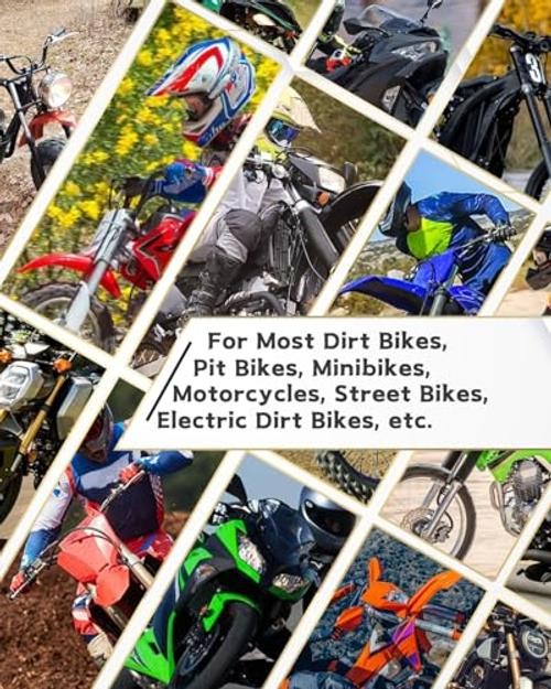 Universal Front Fork Cover for Motocross Dirt Bikes 155-360mm Red