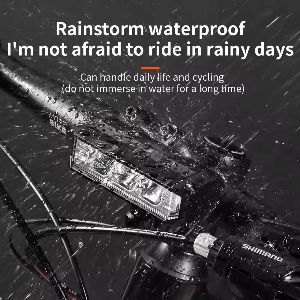 Waterproof Rechargeable LED Bike Headlight - Bright Front Bicycle Light