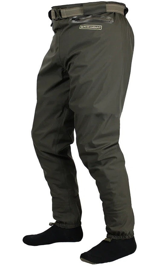 Men's Waterproof Fishing Wader Pants with Neoprene Booties - Size M