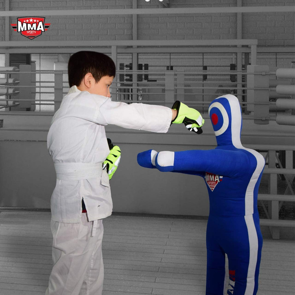 Kids Grappling Dummy - 3FT Unfilled Martial Arts Training Mannequin for Jiu-Jitsu, Wrestling, MMA