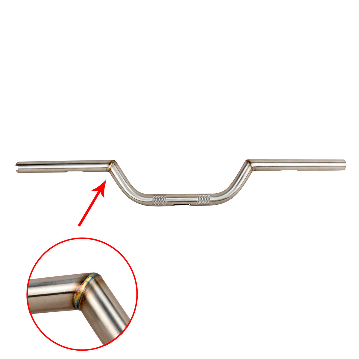 30-Inch Stainless Steel Handlebar Drag Bar for Harley Davidson Dyna Softail