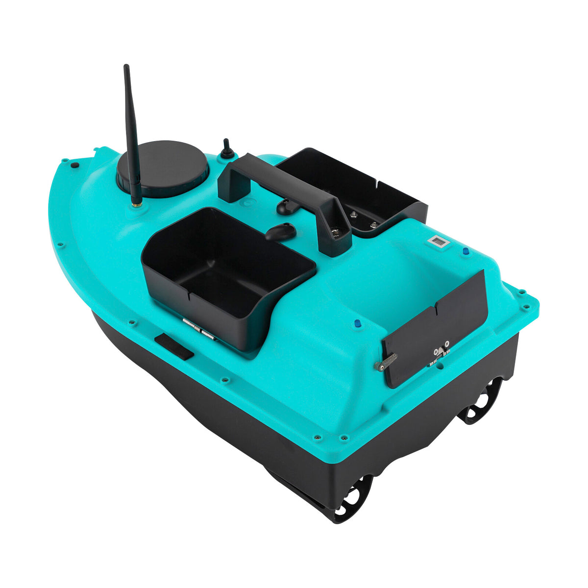 RC Fishing Bait Boat with Dual Motors 5200mAh Battery LED Lights for Sea Lake River