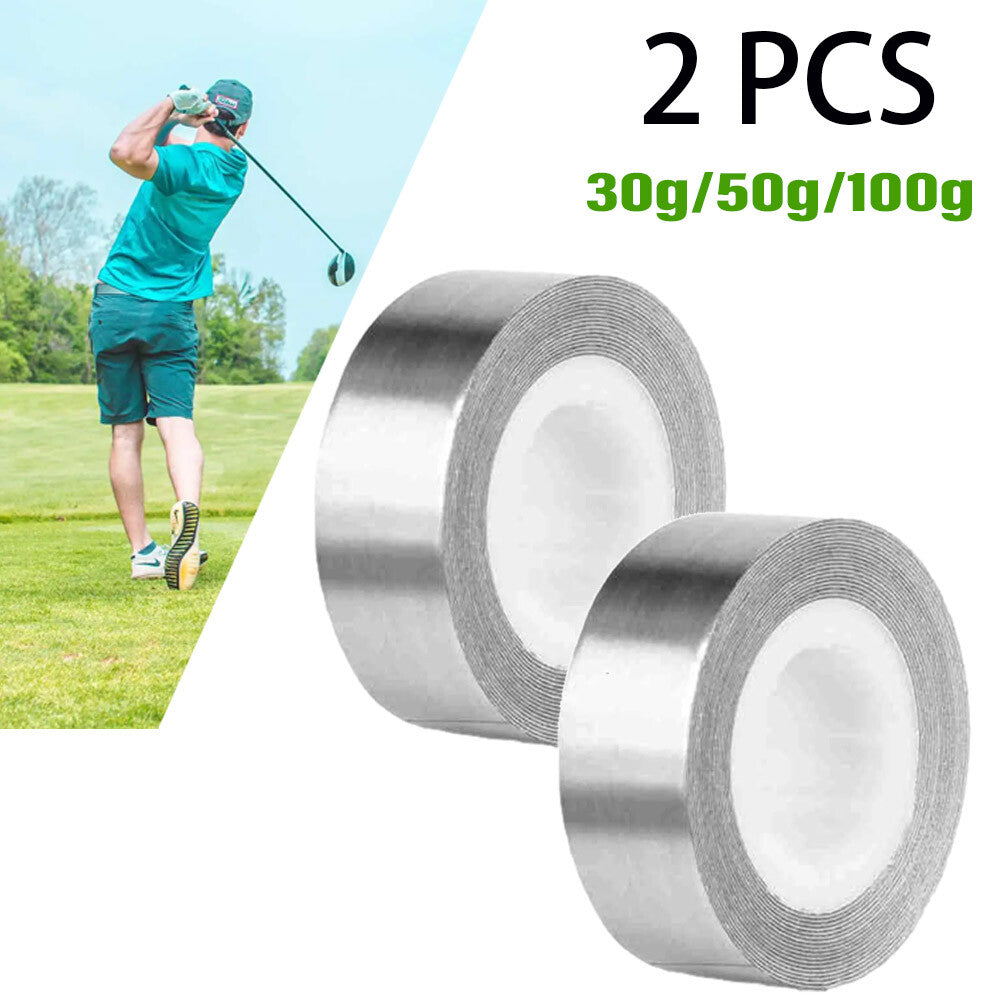 Golf Club Lead Tape Roll for Weight Tuning - 3 Sizes, Durable & Adhesive