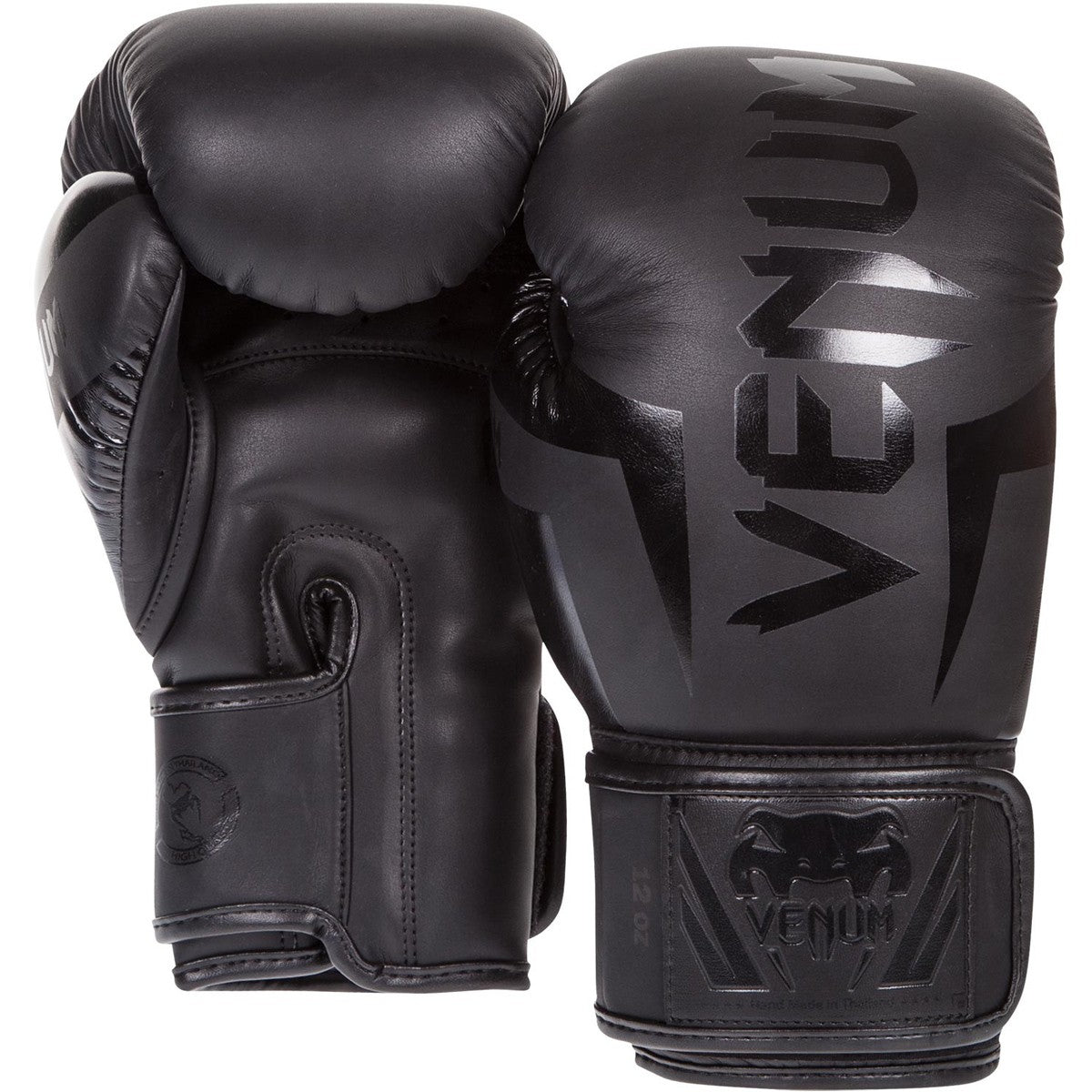 Venum Elite Boxing Gloves - Hook and Loop Closure, Durable Skintex Leather