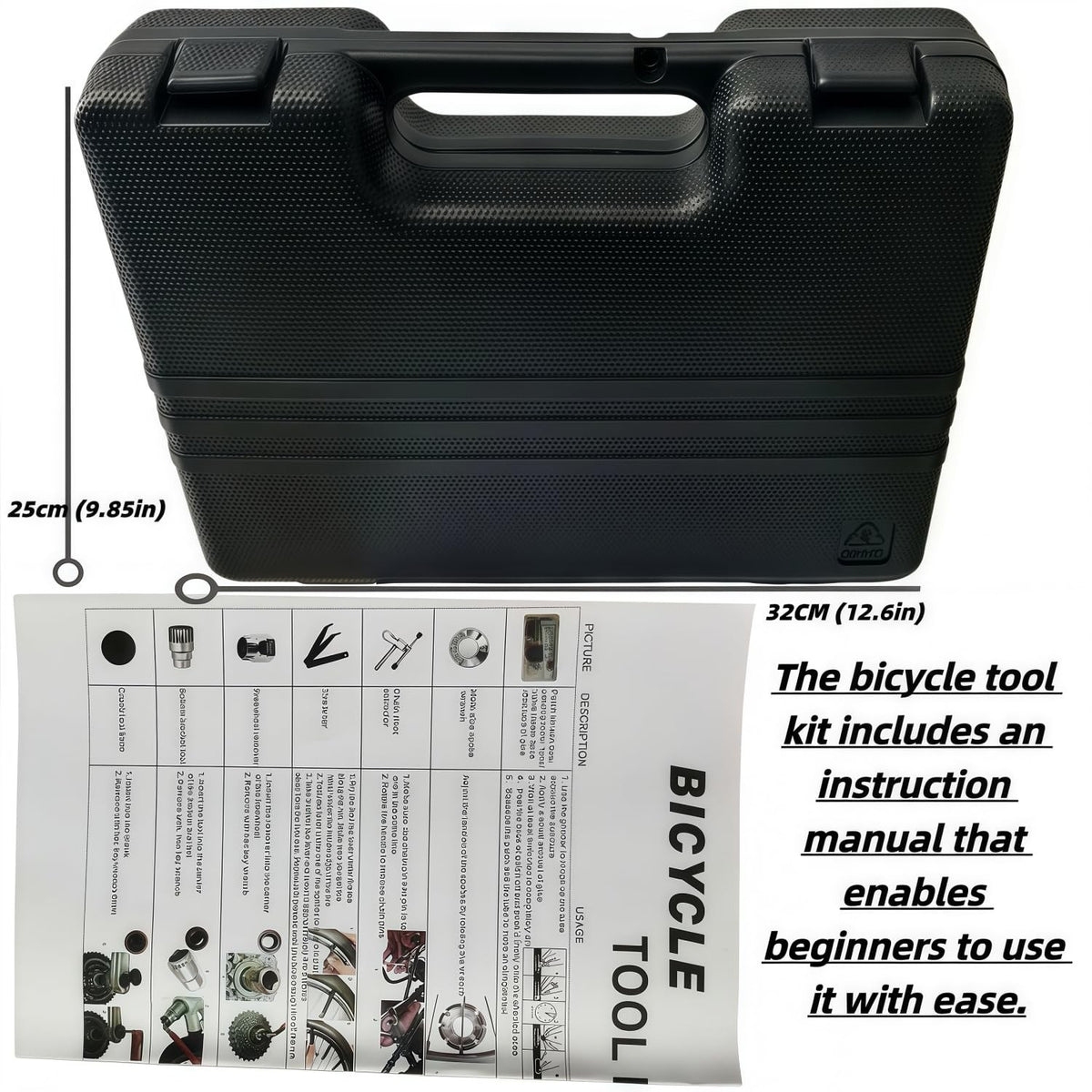 Bike Repair Tool Kit with Hard Case - Professional Cycling Maintenance Set