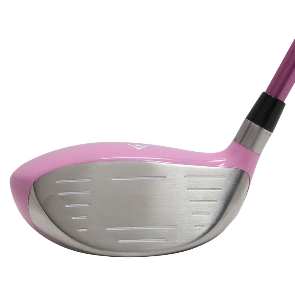 Senior Ladies 3 Wood Golf Club - Right Handed, Pink Grip, Turbo Power X-Balance
