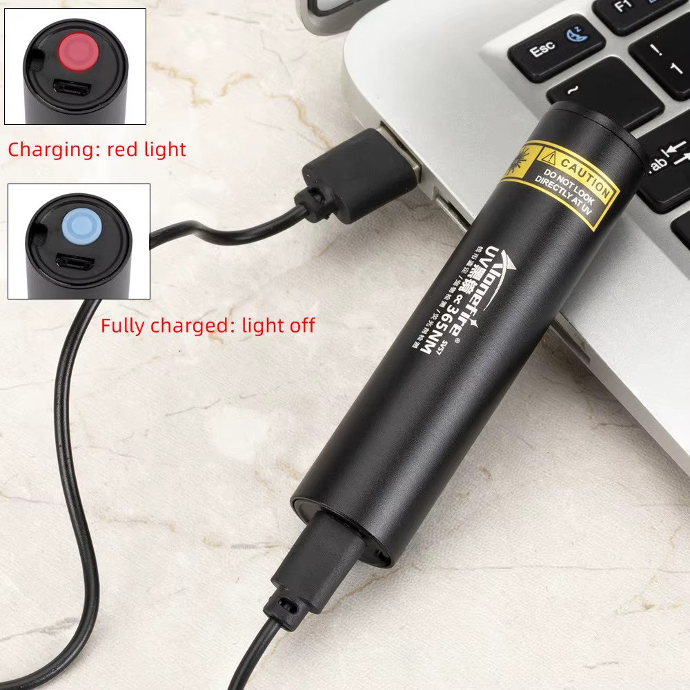 365nm Longwave UV Light Blacklight for Minerals and Rock Hunting