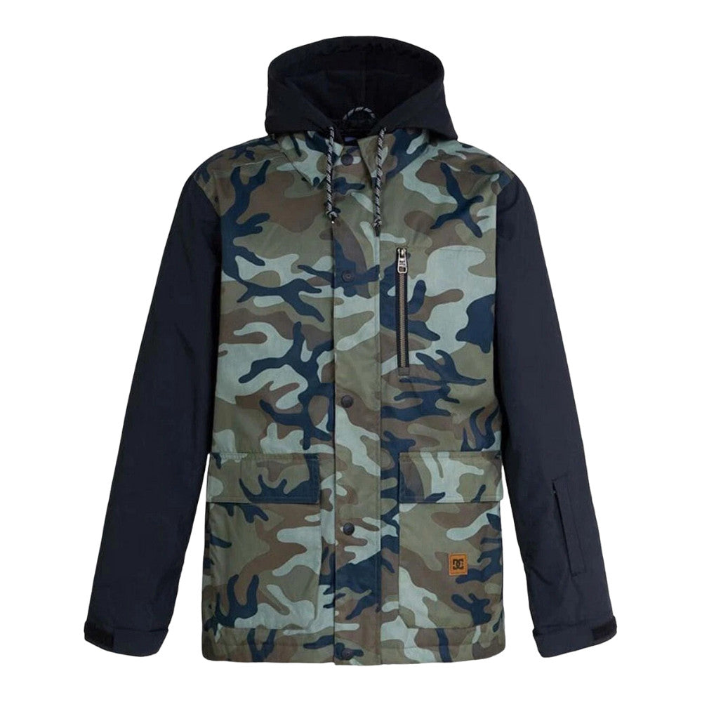 DC Men’s Insulated 2L Bandwidth Coat Woodland Camo Green S