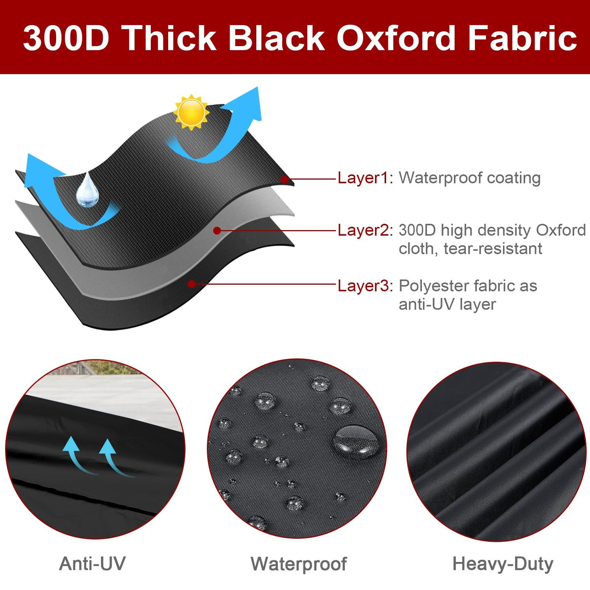 Waterproof Motorcycle Seat Cover Sun Shade Heavy Duty Windproof Fit L Black Skulls