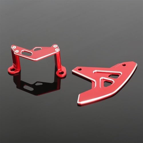 Motorcycle Rear Brake Disc Guard & Caliper Cover for DRZ400SM RMZ250 RMZ450 - Red