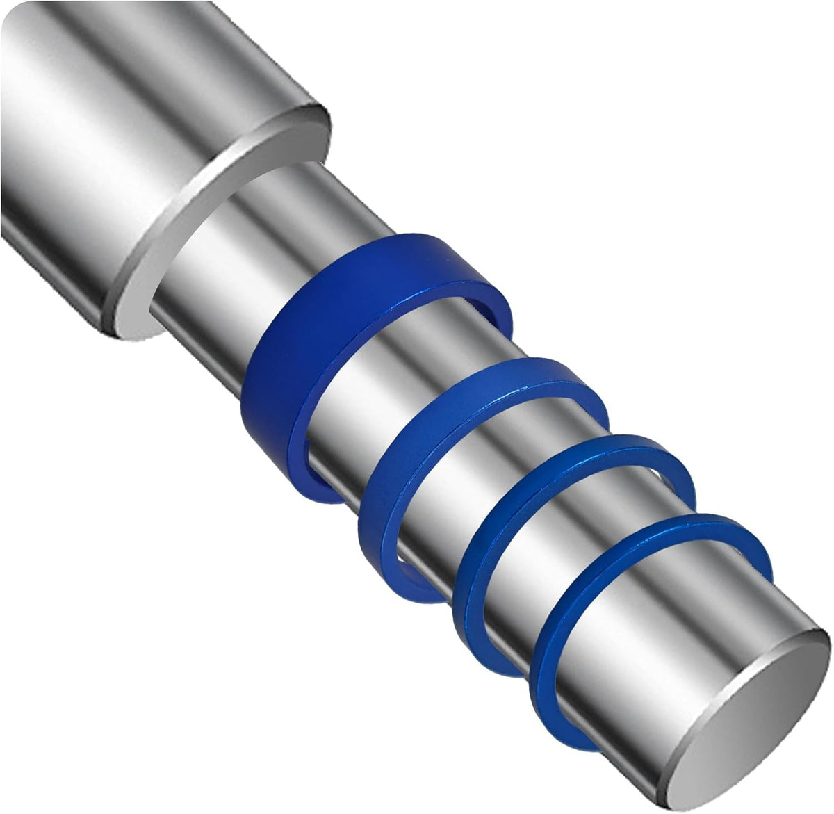 Aluminum Alloy Bicycle Headset Spacers Set for 1 1/8 Inch Steerer - Blue