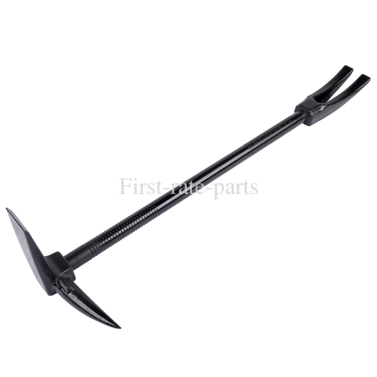 30-Inch Black Breacher Pry Bar - Drop-Forged Steel Fire & Rescue Tool