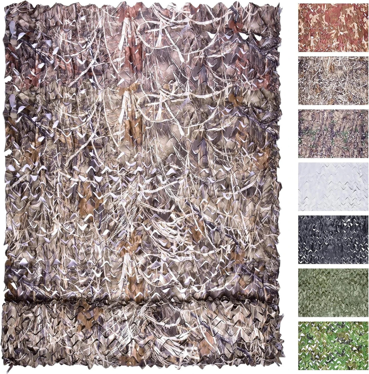 Camouflage Netting Bulk Roll for Hunting and Outdoor Concealment