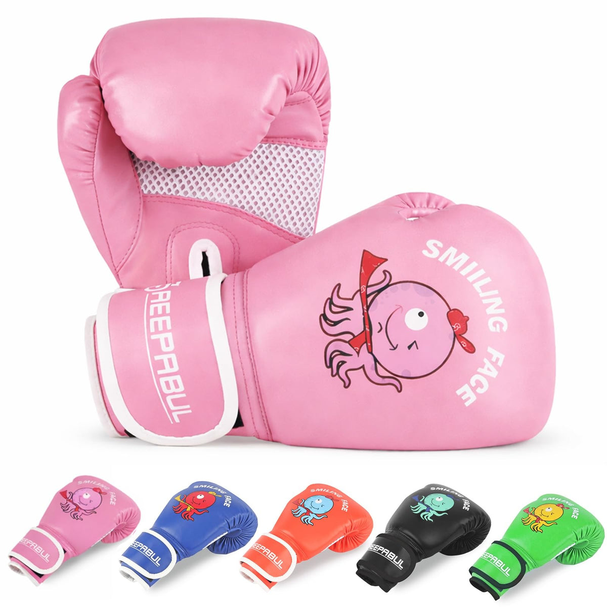 Kids Boxing Gloves for 3-8 Years - Toddler Fight Gloves with Breathable Mesh