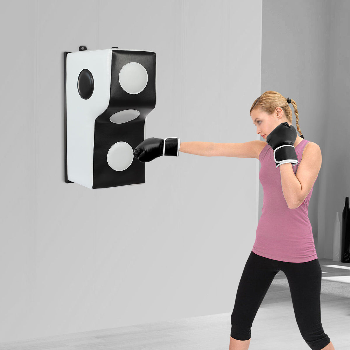Wall Mount Punching Bag for Boxing Training - Uppercut & Hook Practice