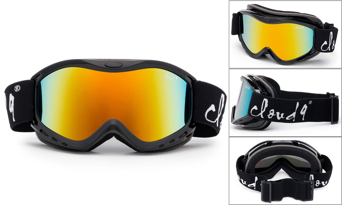 Kids Snow Ski Goggles Dual Lens Youth Ski Goggle with Pouch - Multiple Colors