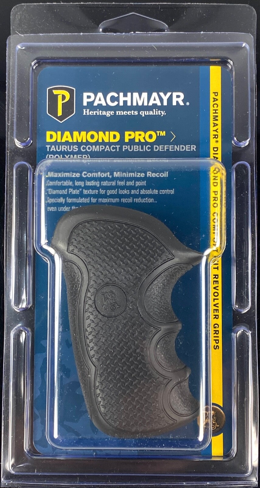 Pachmayr Diamond Pro Recoil-Reducing Grip for Taurus Public Defender Revolvers