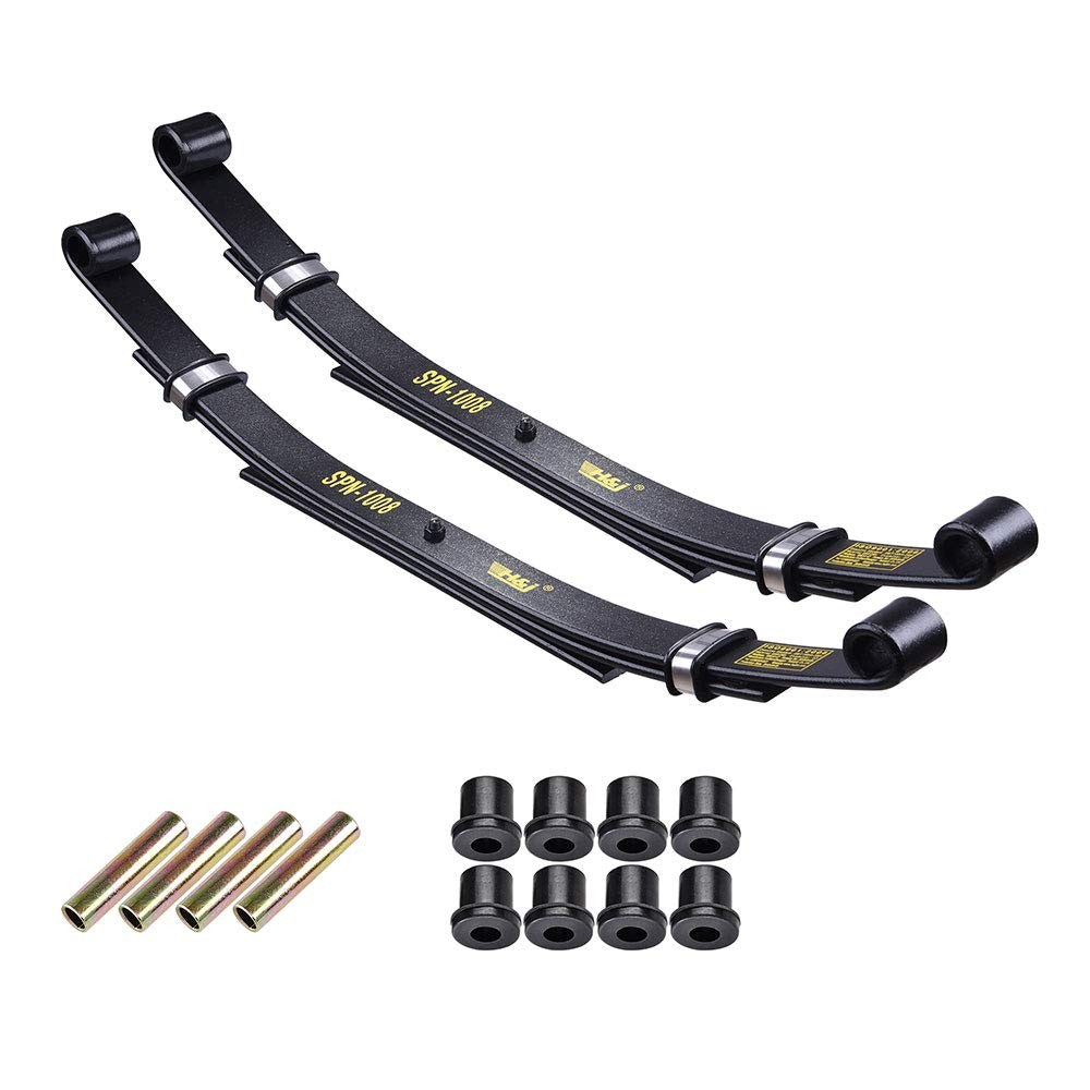 Heavy Duty Rear Leaf Spring Kit for Club Car DS Golf Cart - 3-Leaf Suspension Replacement