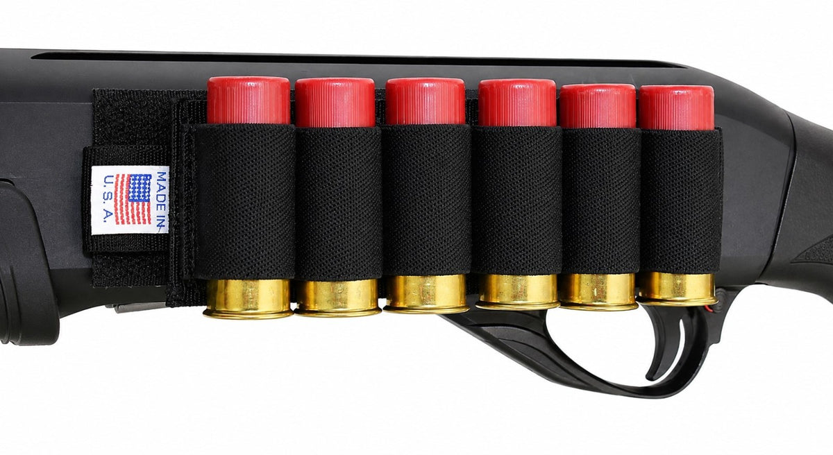 6-Shell Shotgun Shell Carrier for Maverick 88 & Mossberg 12 Gauge - Nylon Side Holder