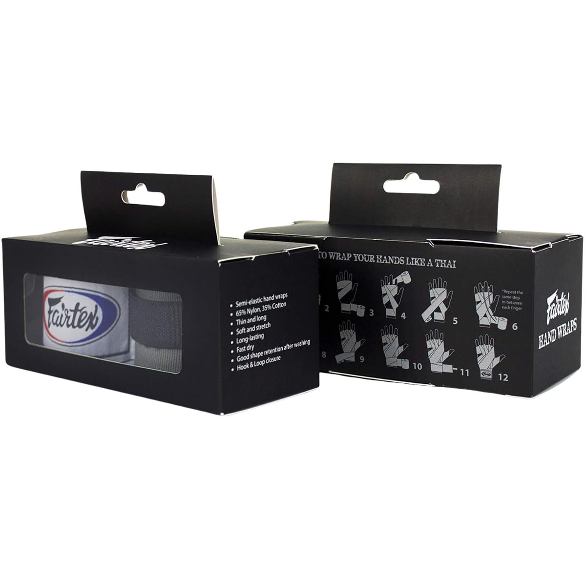 Fairtex Hand Wraps 120" or 180" Boxing & Muay Thai Support Gloves