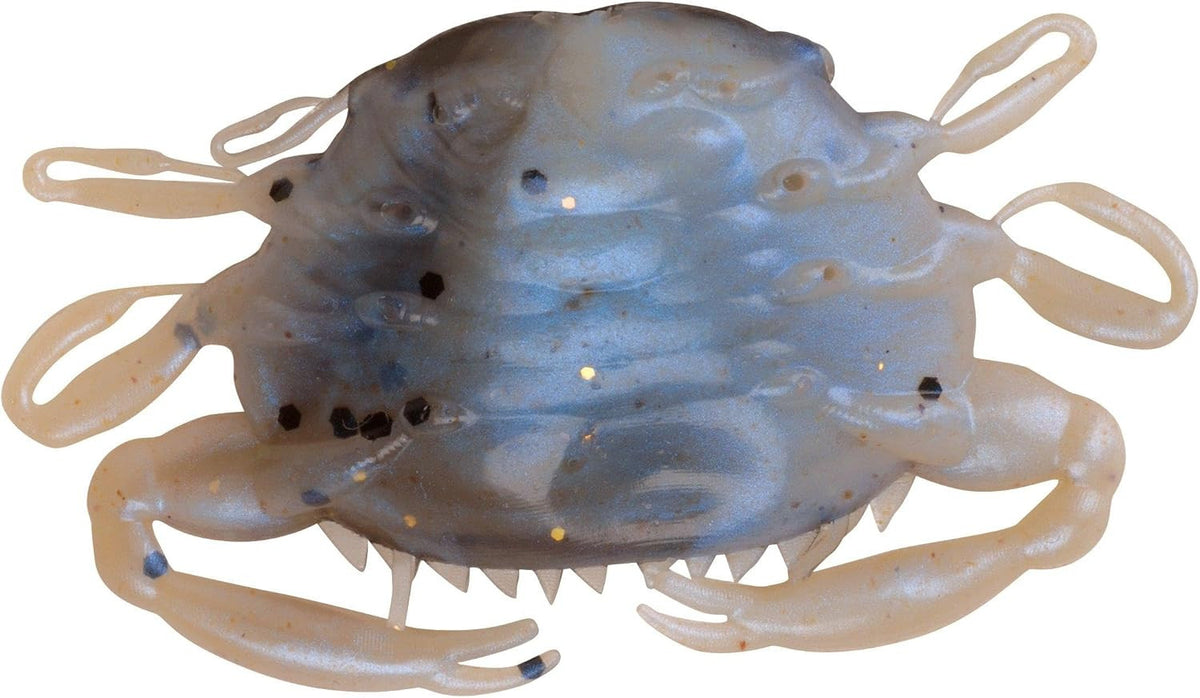 Saltwater Crab Bait - Amber Glow Soft Plastic Peeler Crab 2in Pack of 25