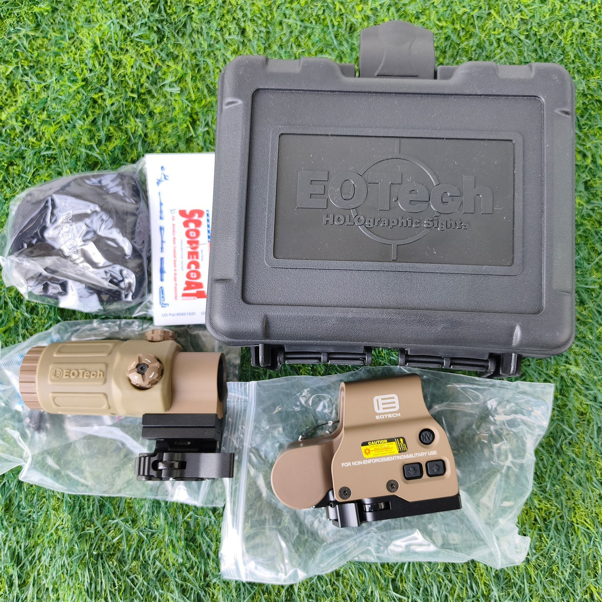 Holographic Magnifier Combo with Military-Grade Coating for Rifles and Weapons
