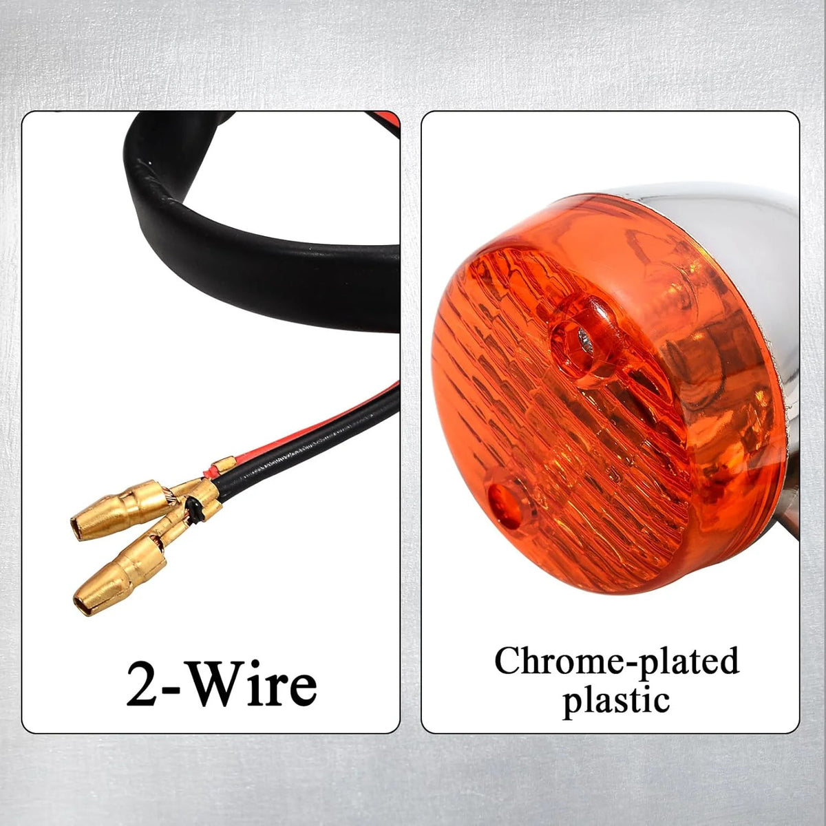 Motorcycle Turn Signal Lamp Set for Kawasaki Vulcan VN Front Rear Indicators