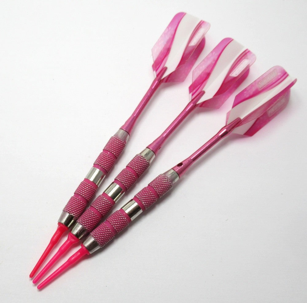 Pink Passion 18g Soft Tip Darts with Bonus Upgrade Kit and Tracking