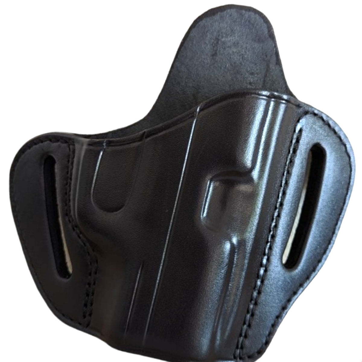 Leather OWB Pancake Gun Holster for Sig Sauer P365 Concealed Carry
